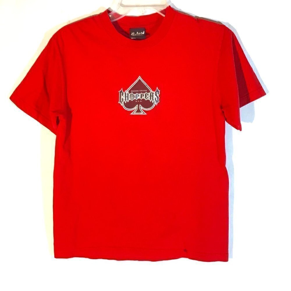 Death Valley Choppers Hybrid Red Boys Short Sleeve Tee T Shirt